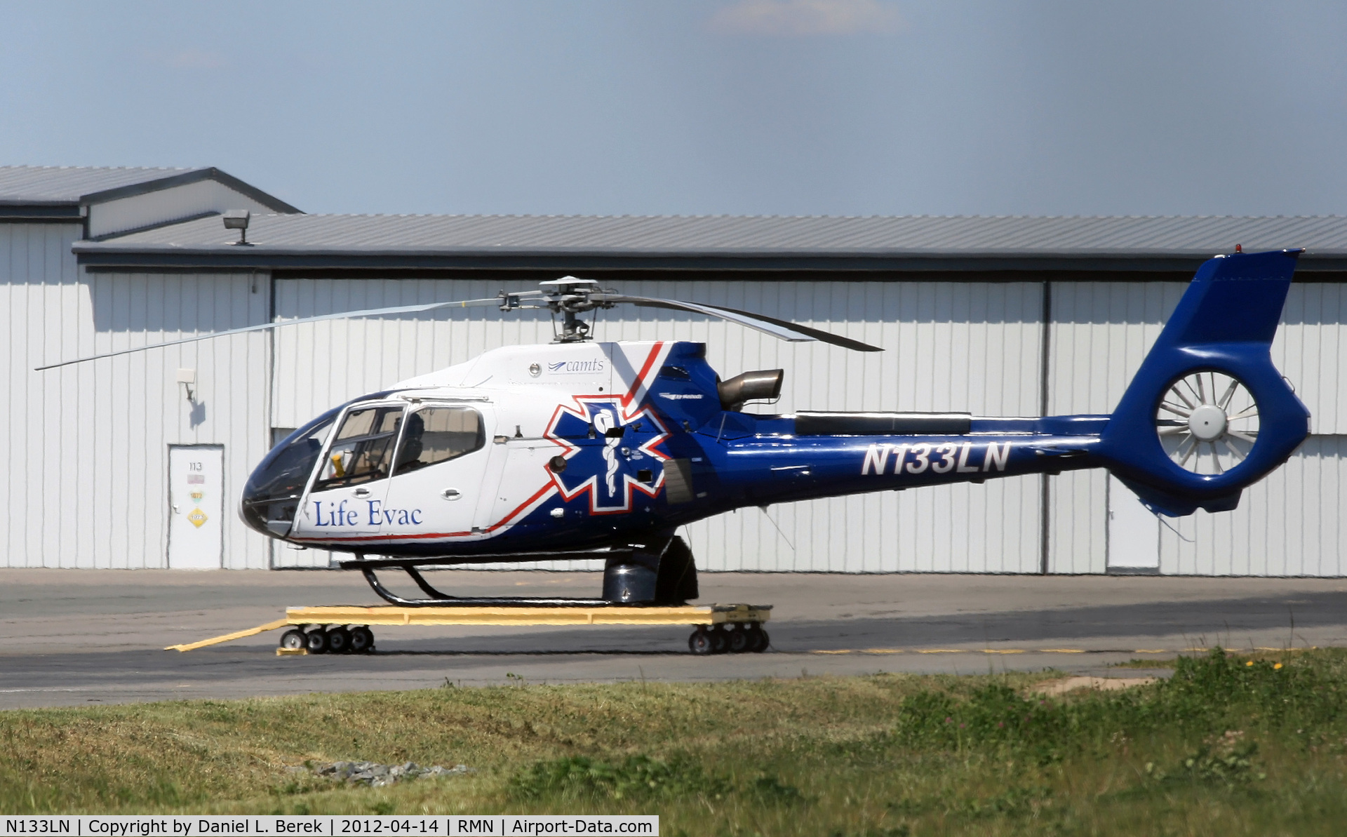 N133LN, 2005 Eurocopter EC-130B-4 (AS-350B-4) C/N 3983, When she is not engaged in rescue activity, this fine helicopter calls Stafford Regional home.