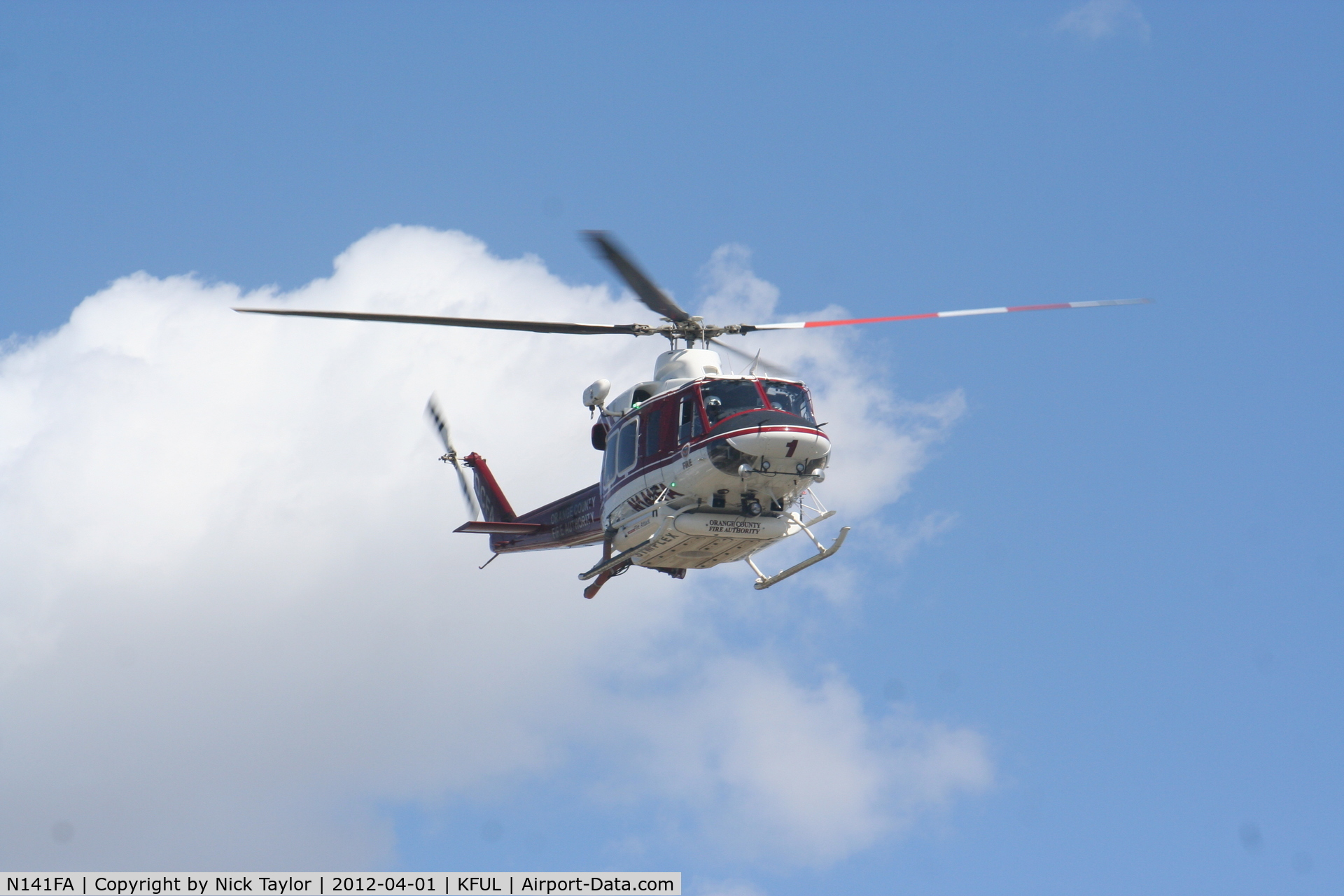 N141FA, 2008 Bell 412EP C/N 36484, OCFA #1