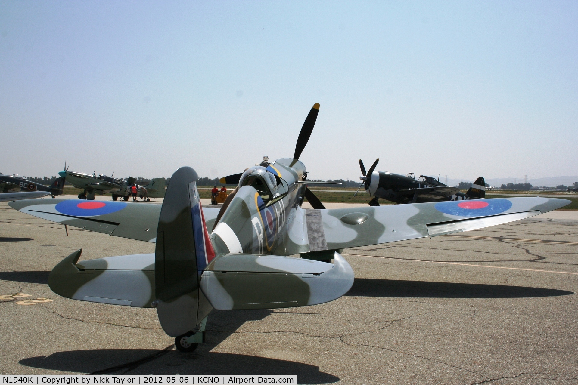 N1940K, 2003 Jurca MJ-100 Spitfire C/N MK9EX, Chino Airshow 2012