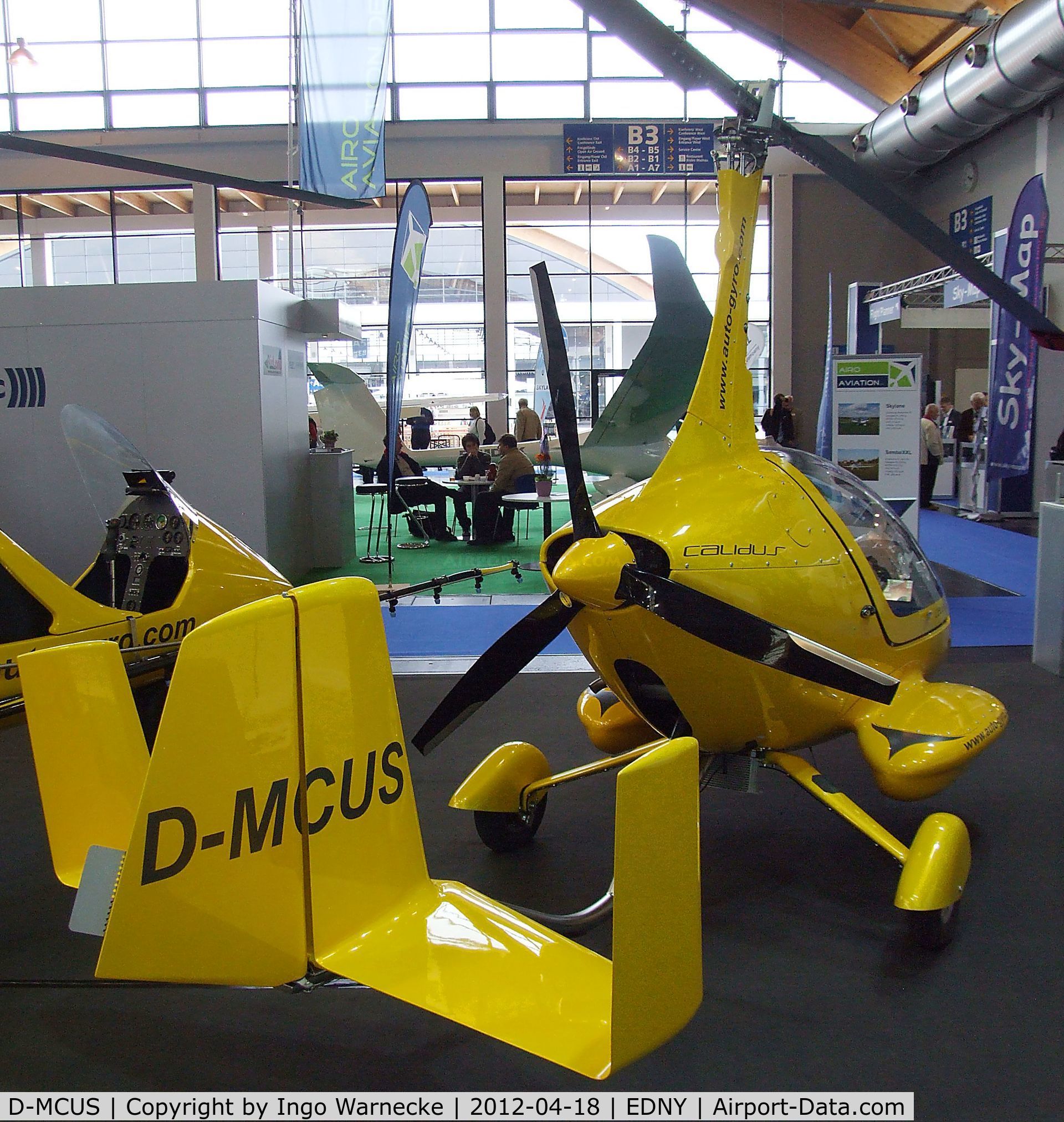D-MCUS, AutoGyro Calidus C/N C00147, AutoGyro Calidus at the AERO 2012, Friedrichshafen