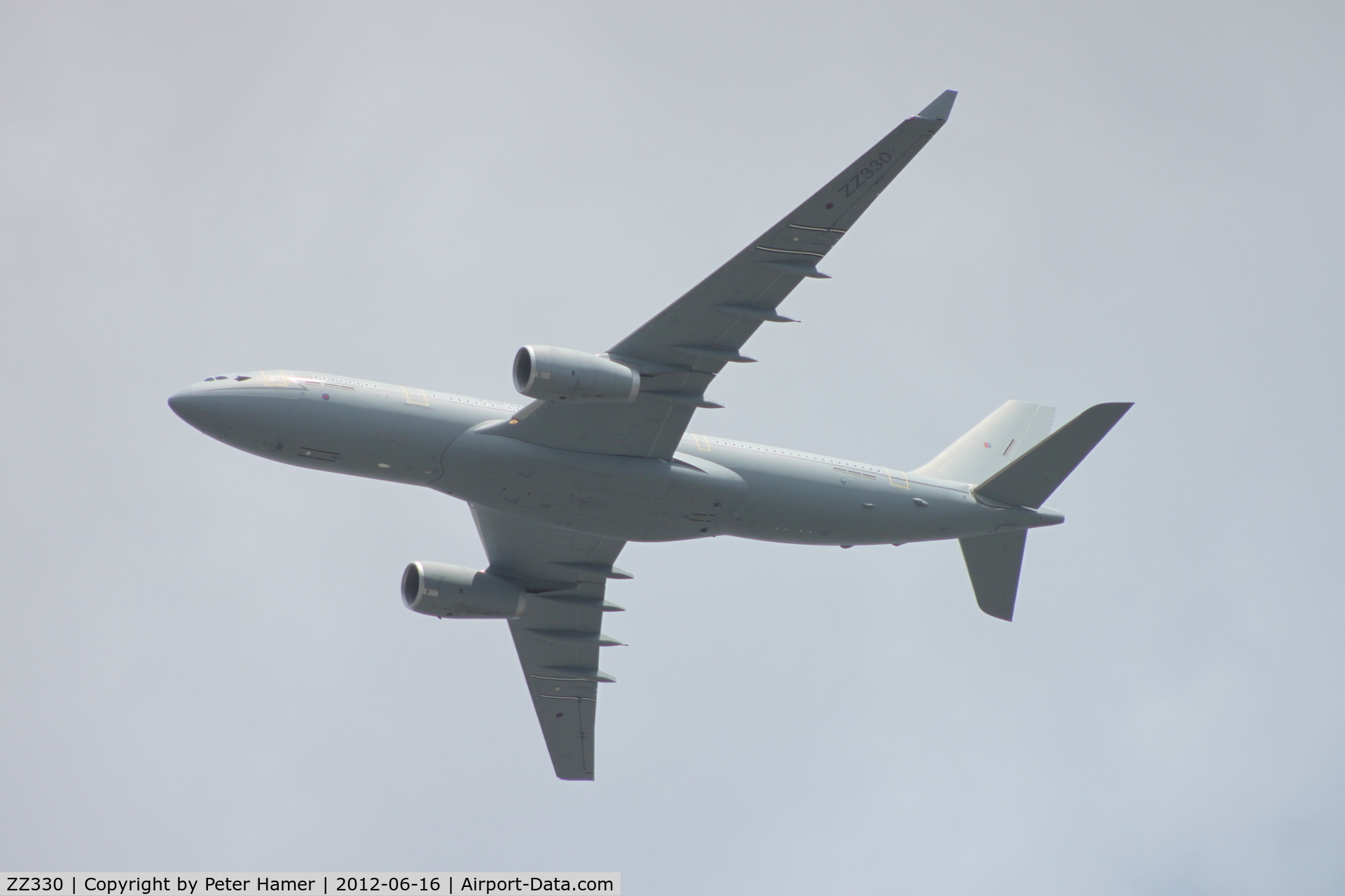 ZZ330, 2009 Airbus KC2 Voyager (A330-243MRTT) C/N 1046, Trooping The Colour flypast