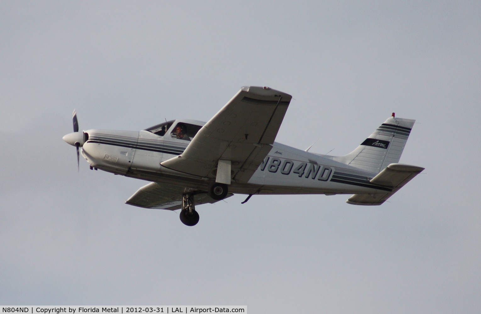 N804ND, 1988 Piper PA-28R-201 Cherokee Arrow III C/N 2837004, PA-28R-201