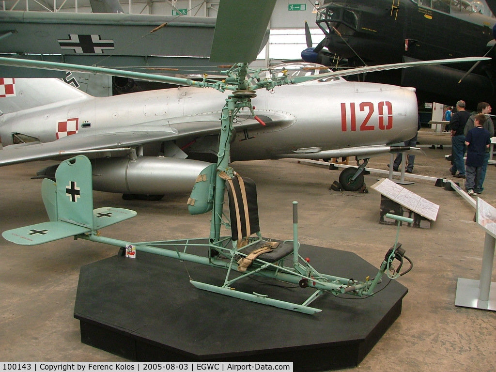 100143, Focke-Achgelis Fa-330A-1 Bachstelze C/N 100143, Museum