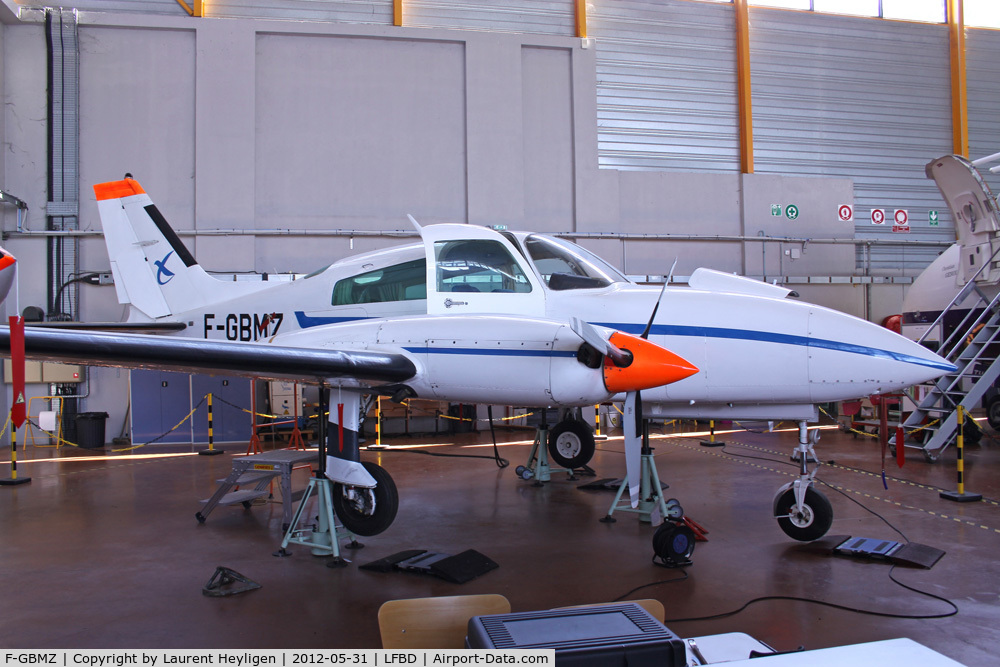 F-GBMZ, Cessna 310R C/N 310R1592, Used as instructional airframe at the 