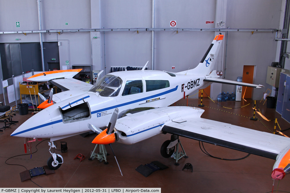 F-GBMZ, Cessna 310R C/N 310R1592, Used as instructional airframe at the 