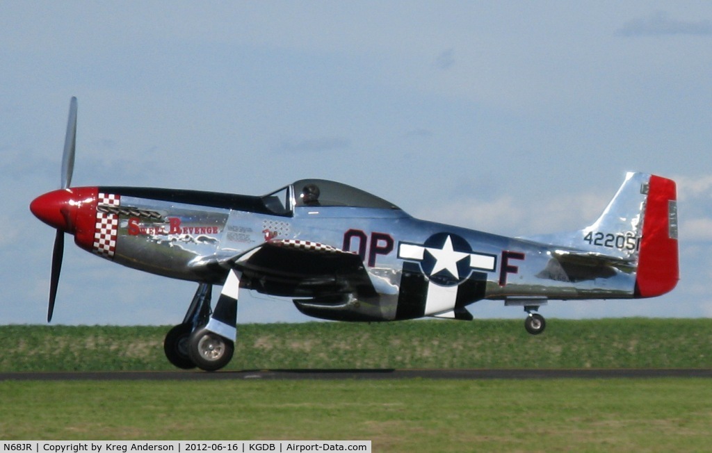 N68JR, 1944 North American P-51D Mustang C/N 44-72051, 2012 Ray Fagen Memorial Airshow