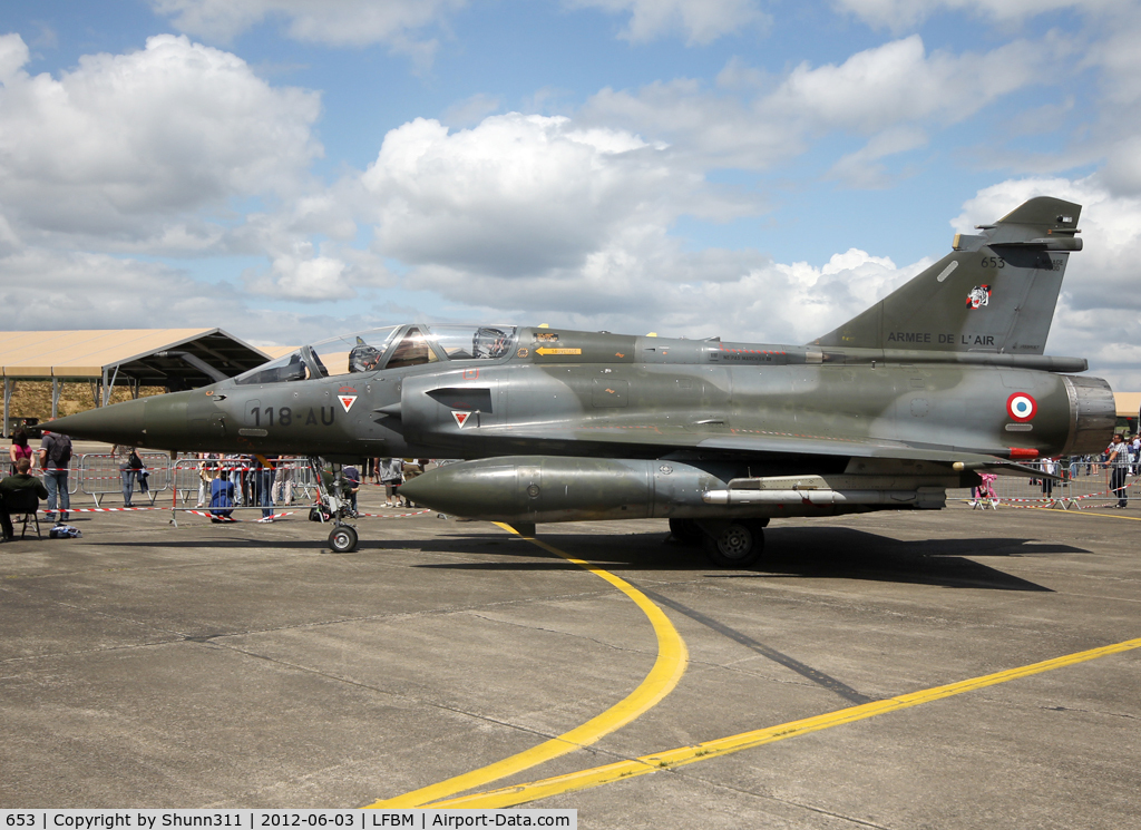 653, Dassault Mirage 2000D C/N 653, Used as static display during LFBM Open Day 2012