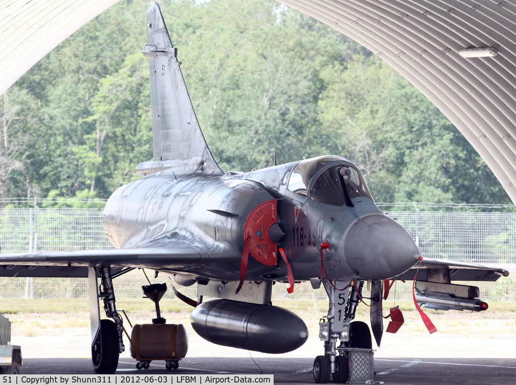 51, Dassault Mirage 2000-5F C/N Not found 51, Demo aircraft during LFBM Open Day 2012