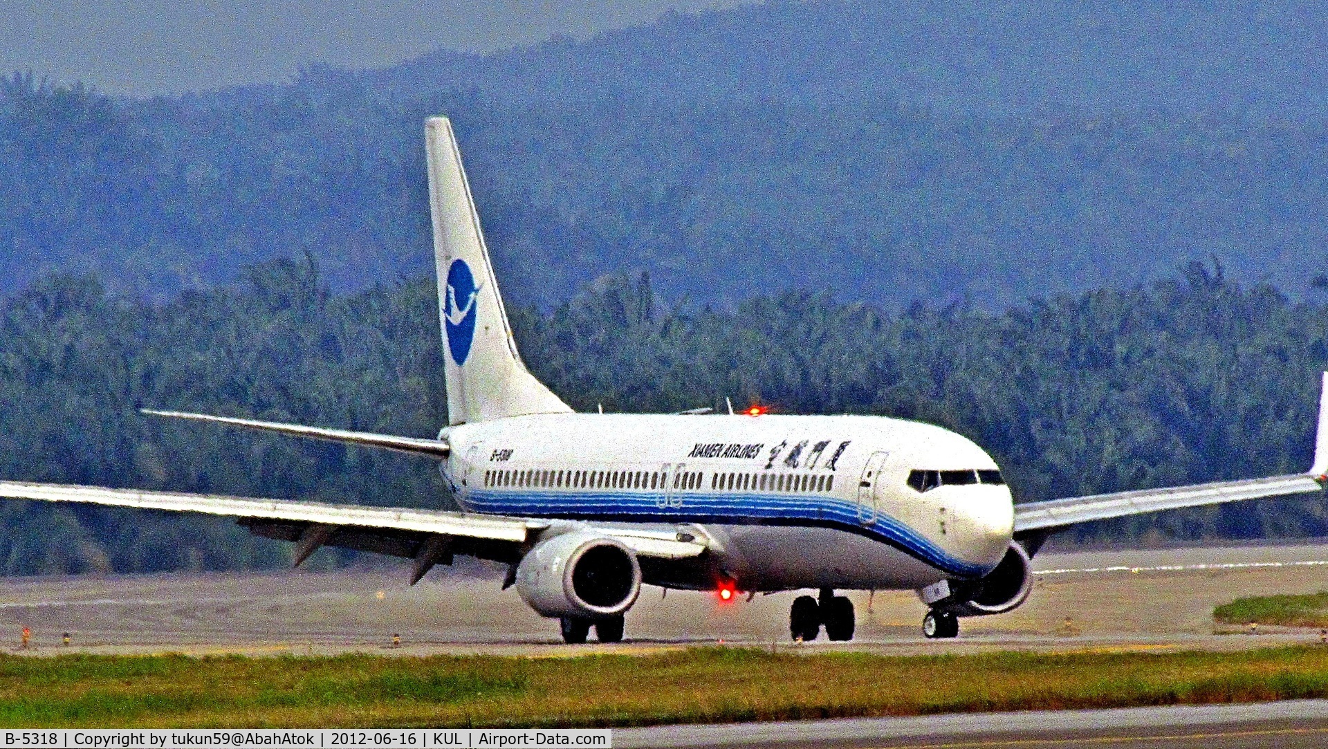 B-5318, 2007 Boeing 737-85C C/N 30723/2283, Xiamen Airlines