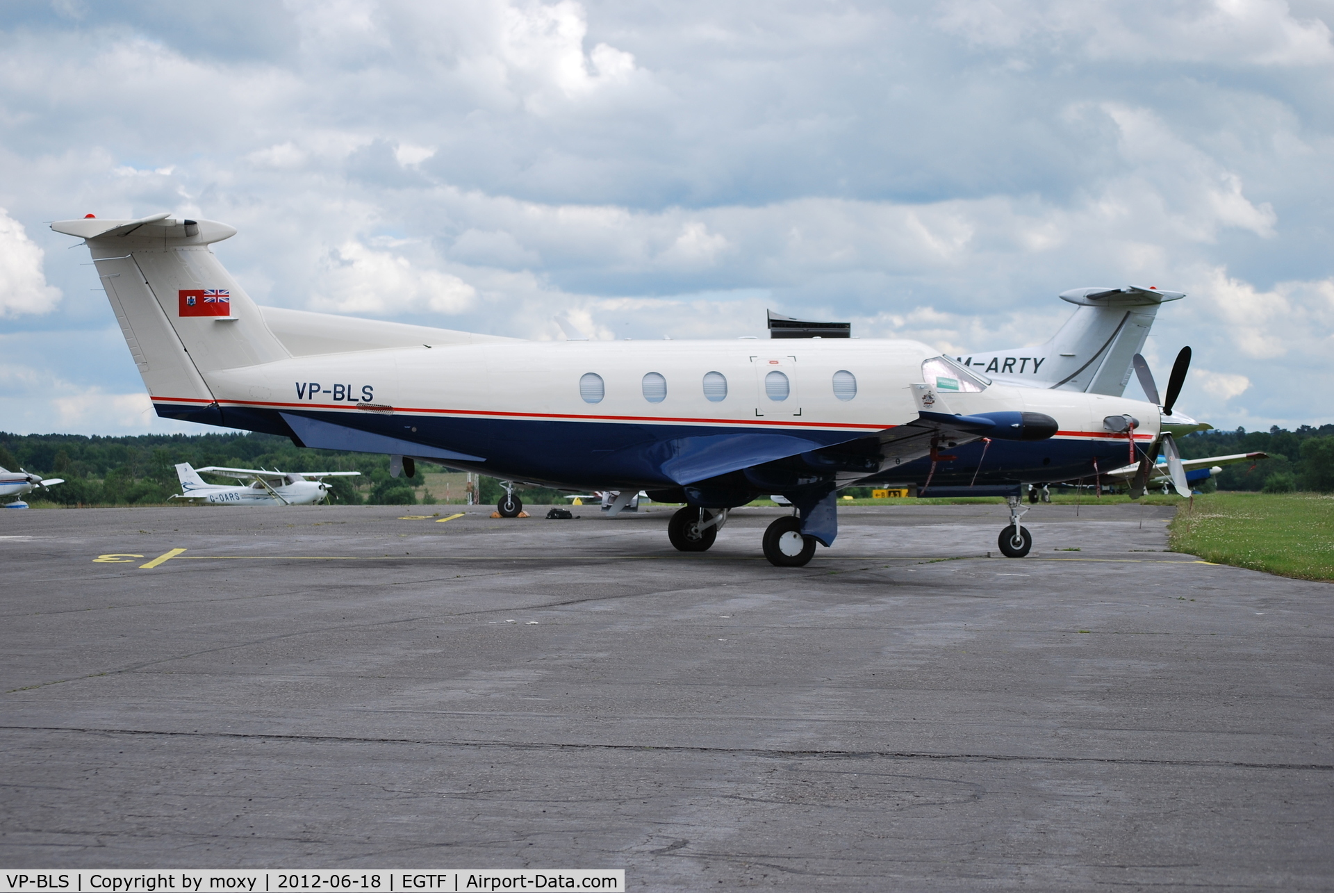 VP-BLS, 1997 Pilatus PC-12/45 C/N 176, Pilatus PC12/45 at Fairoaks