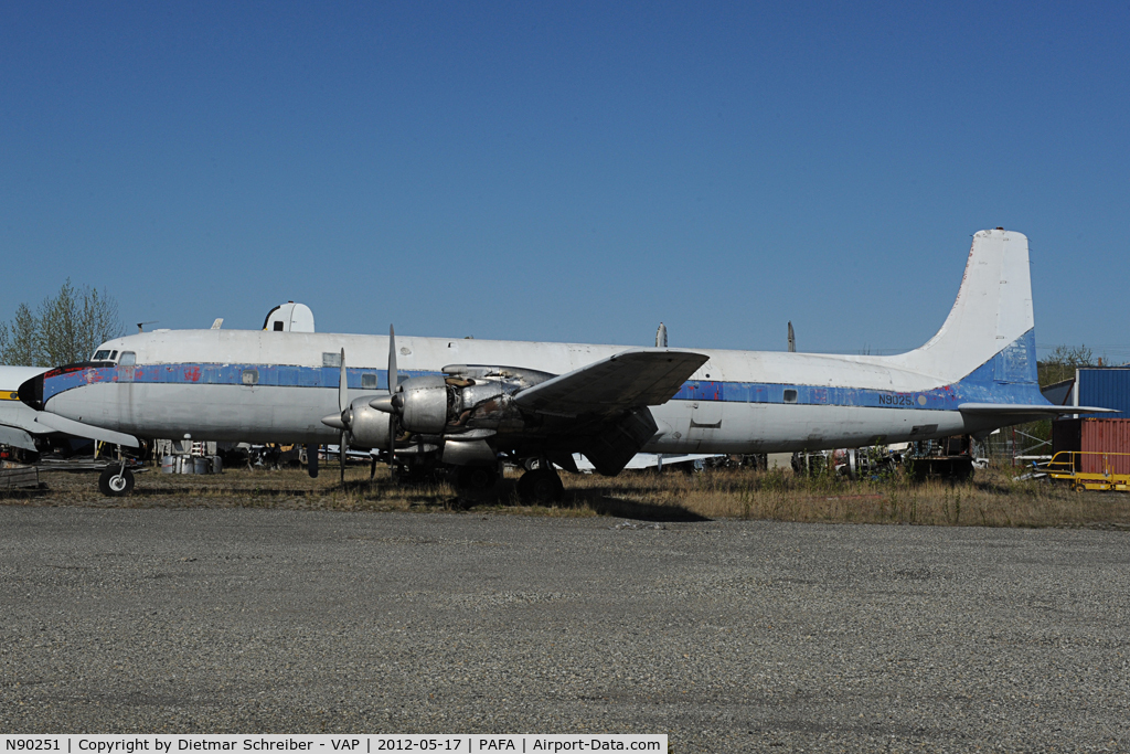 N90251, 1958 Douglas DC-7C Seven Seas C/N 45367, Brooks DC7