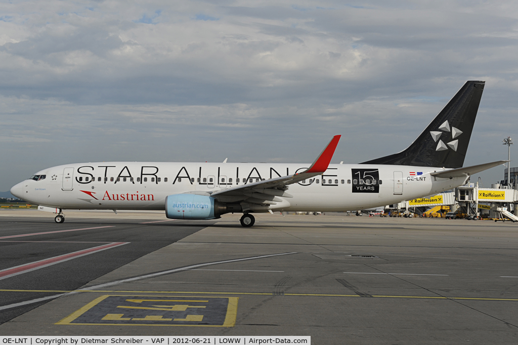 OE-LNT, 2006 Boeing 737-8Z9 C/N 33834, Austrian Airlines Boeing 737-800