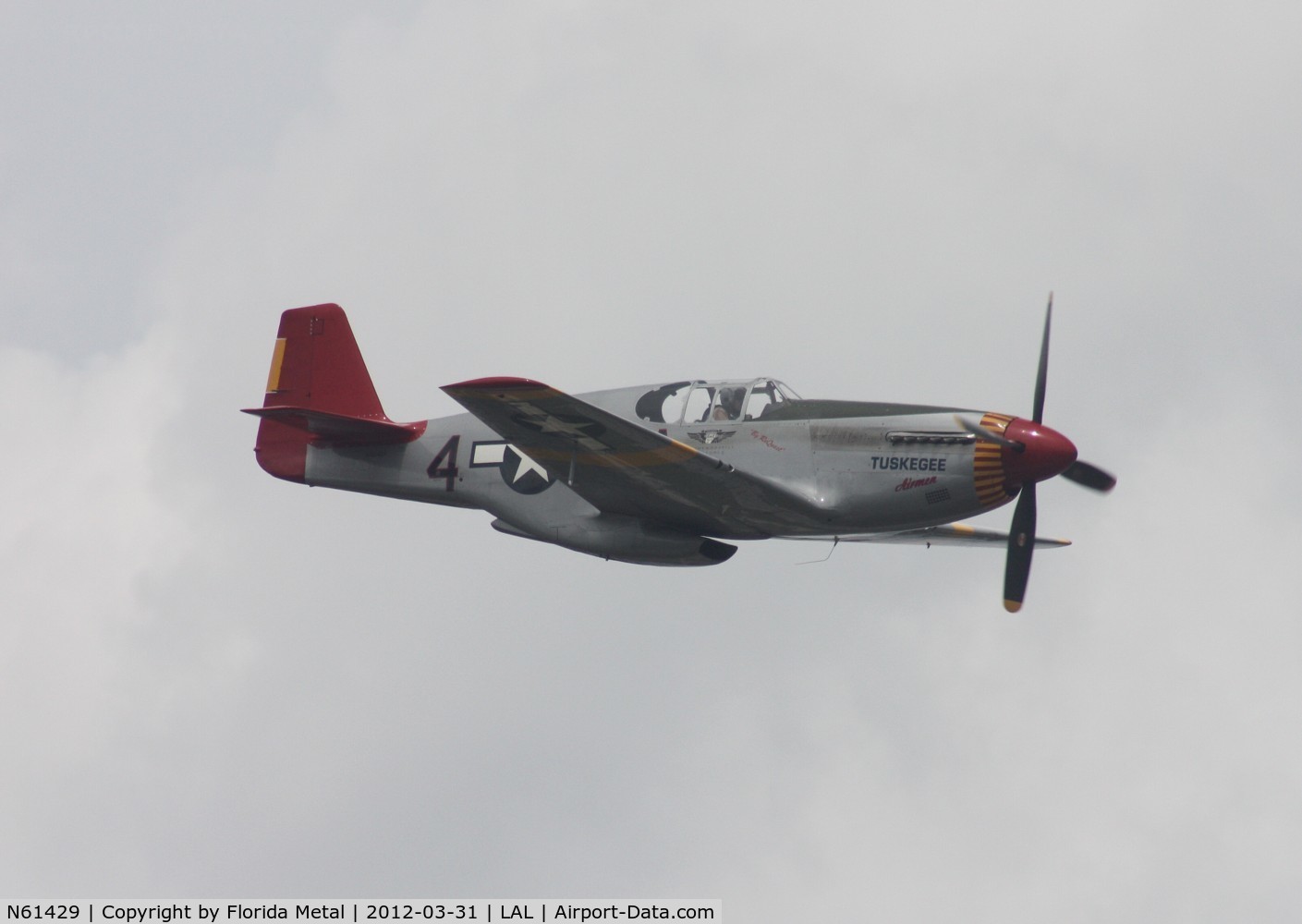 N61429, 1942 North American P-51C Mustang C/N 103-26199, Tuskeegee Airmen P-51C