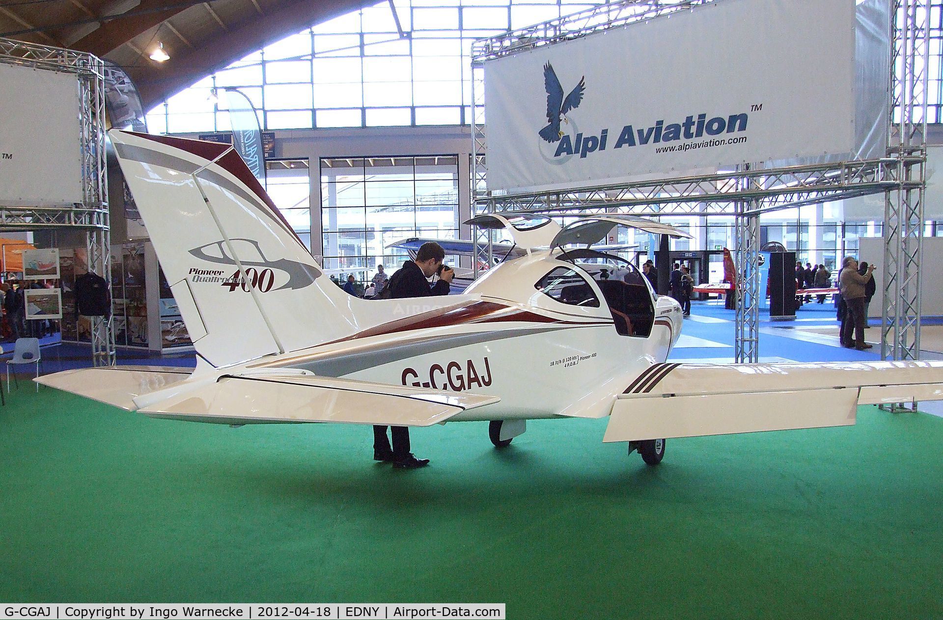 G-CGAJ, Alpi Aviation Pioneer 400 C/N 01, Alpi Aviation Pioneer 400 at the AERO 2012, Friedrichshafen
