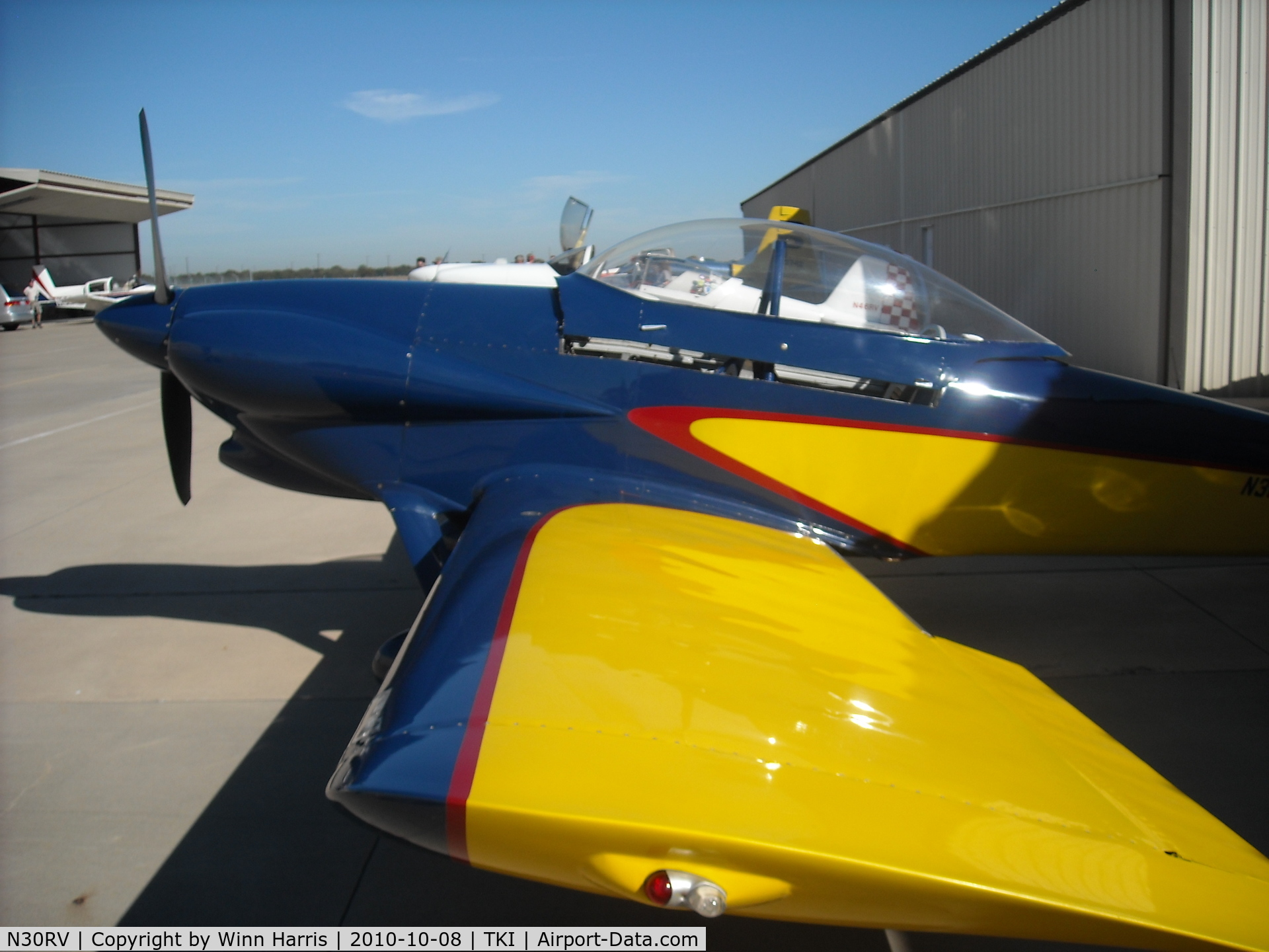 N30RV, Vans RV-4 C/N 1828, Attending a lunch in McKinney with EAA chapter 1246.