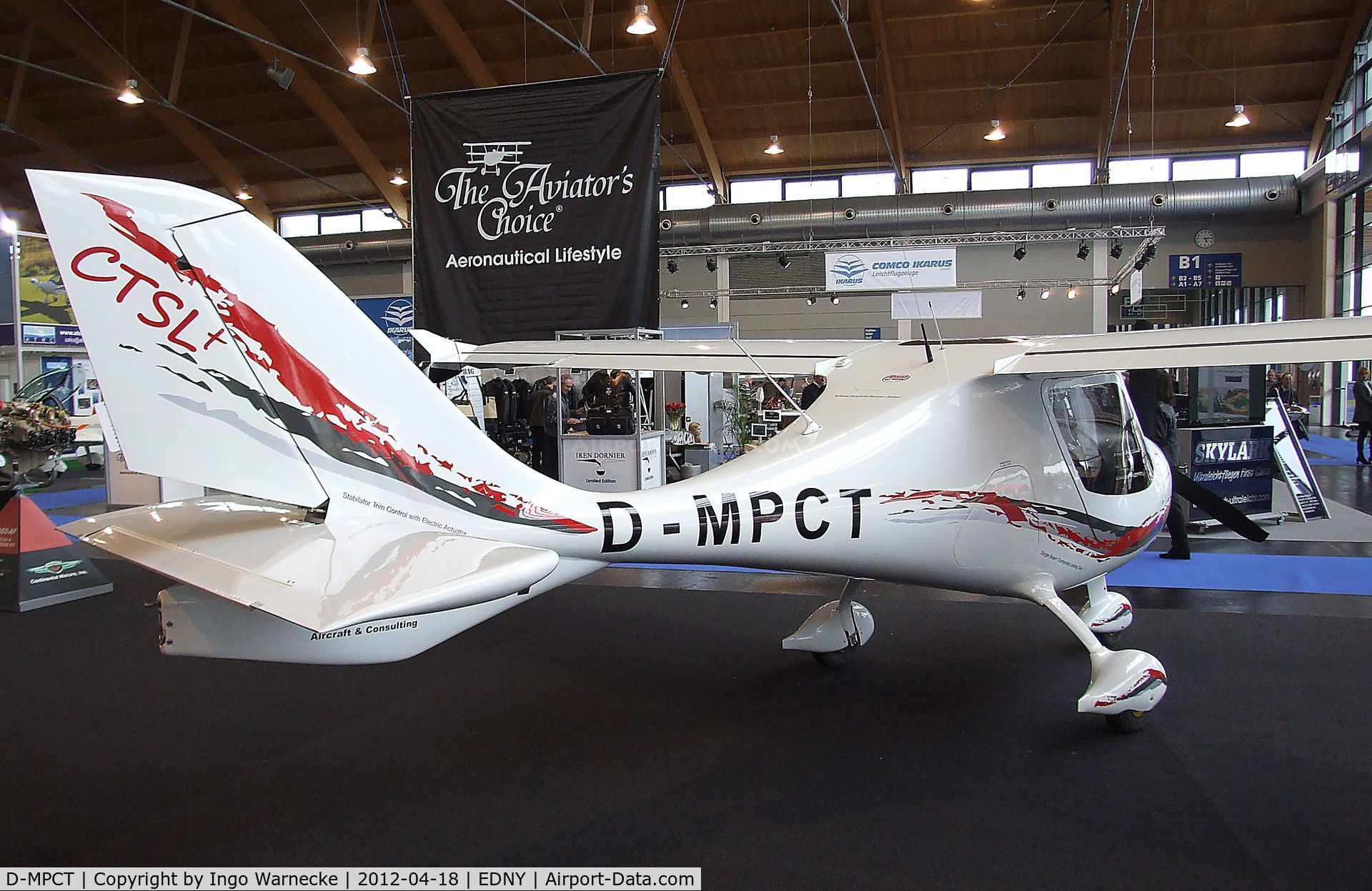 D-MPCT, Flight Design CTLS C/N Not found D-MJCT, Flight Design CTSL+ at the AERO 2012, Friedrichshafen