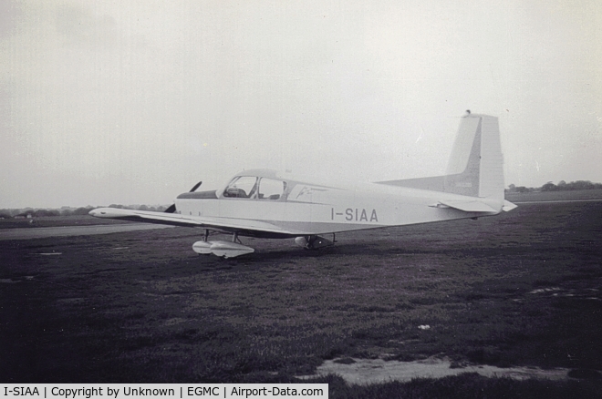 I-SIAA, SIAI-Marchetti S-205-18F C/N 002, Taken at Southend Airport