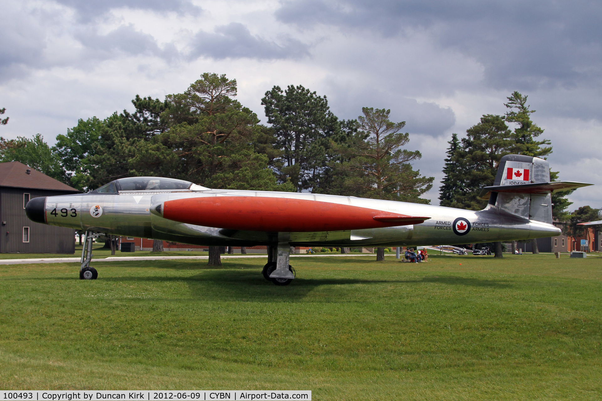 100493, Avro Canada CF-100 Mk.5 Canuck C/N 393, One of many static aircraft at CFB Borden