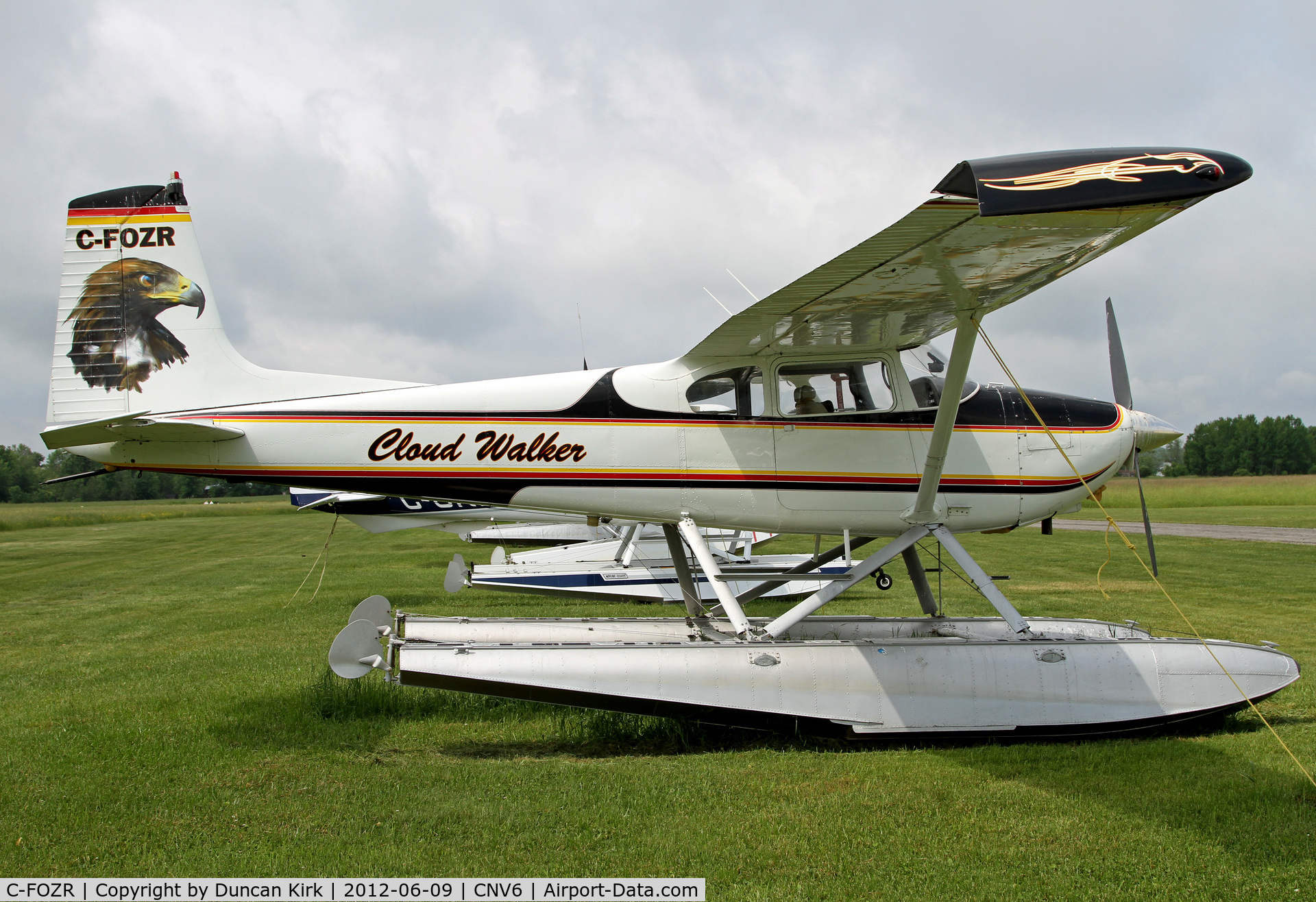 C-FOZR, 1956 Cessna 180 C/N 32200, Lovely paint scheme!