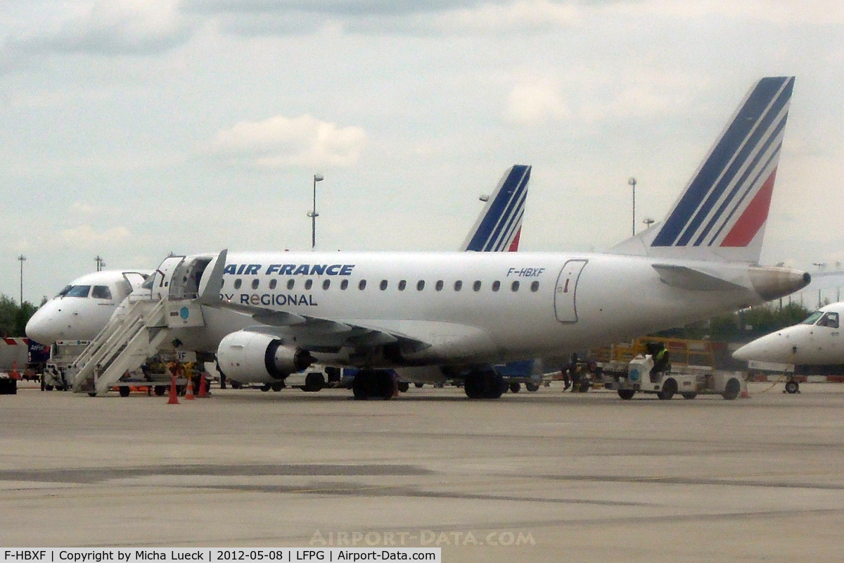 F-HBXF, 2009 Embraer 170ST (ERJ-170-100ST) C/N 17000292, At Charles de Gaulle