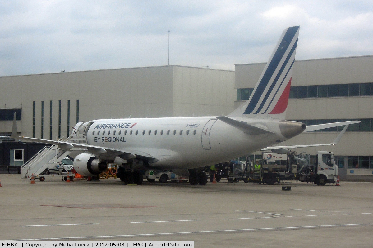 F-HBXJ, 2010 Embraer 170ST (ERJ-170-100ST) C/N 17000312, At Charles de Gaulle