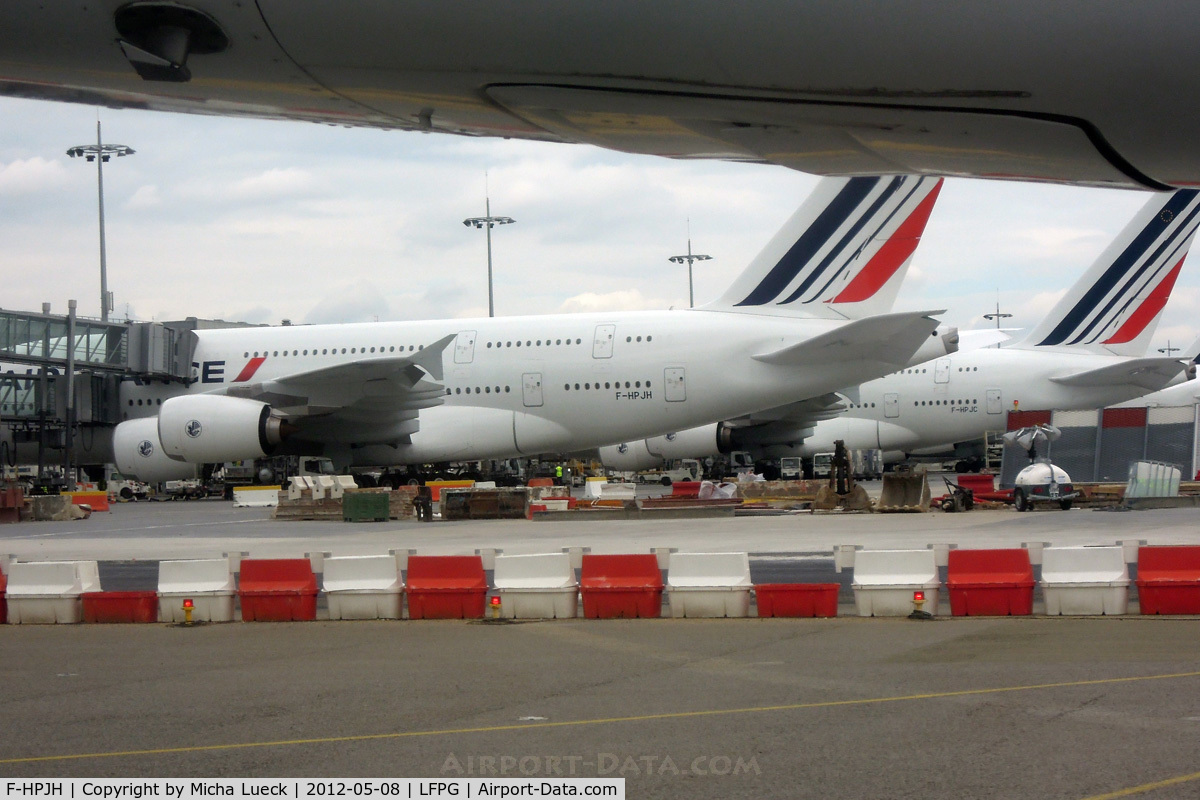 F-HPJH, 2011 Airbus A380-861 C/N 099, At Charles de Gaulle