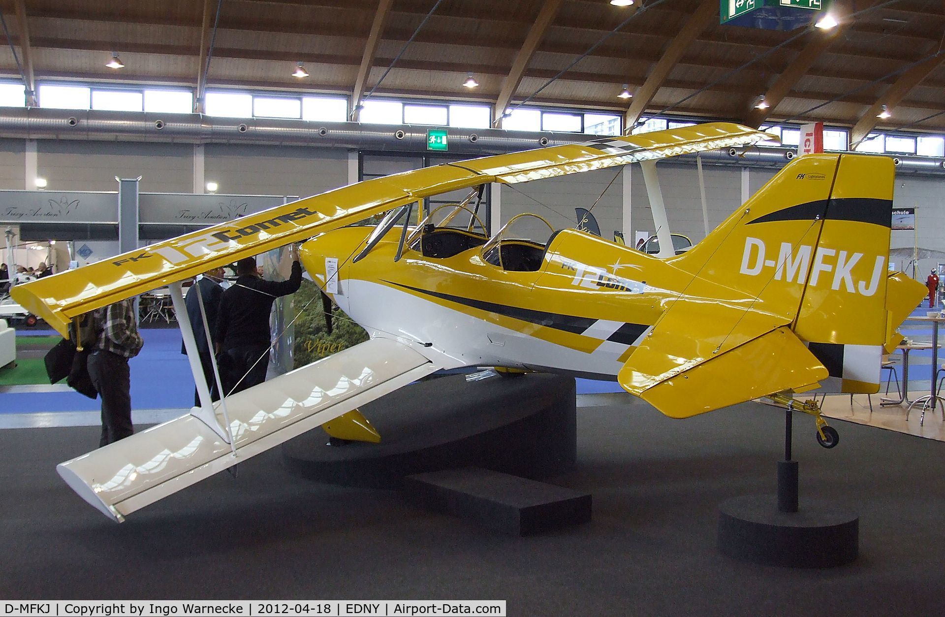 D-MFKJ, B & F Funk FK-12 Comet C/N 012-098, B & F Funk FK-12 Comet at the AERO 2012, Friedrichshafen