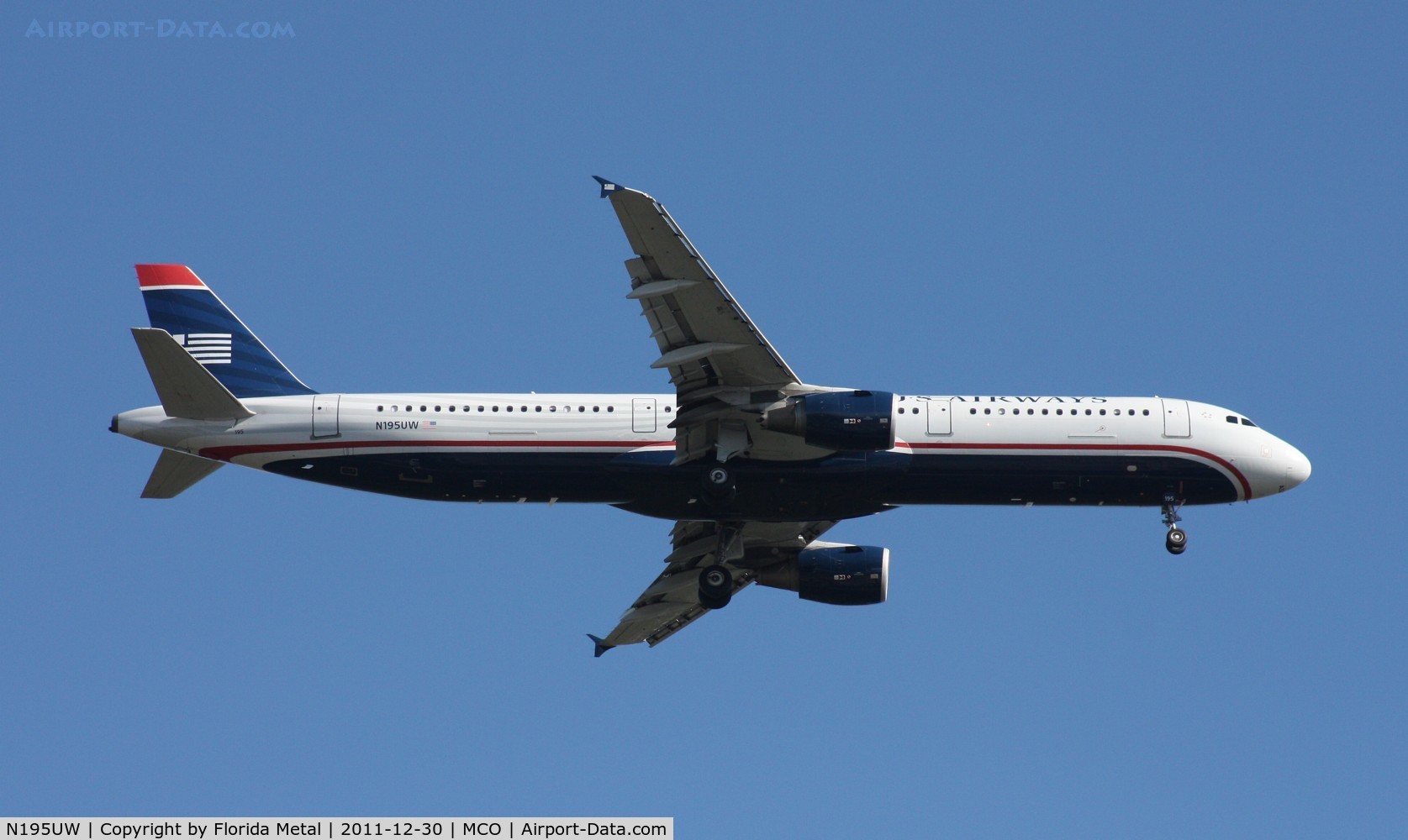 N195UW, 2008 Airbus A321-211 C/N 3633, US Airways A321