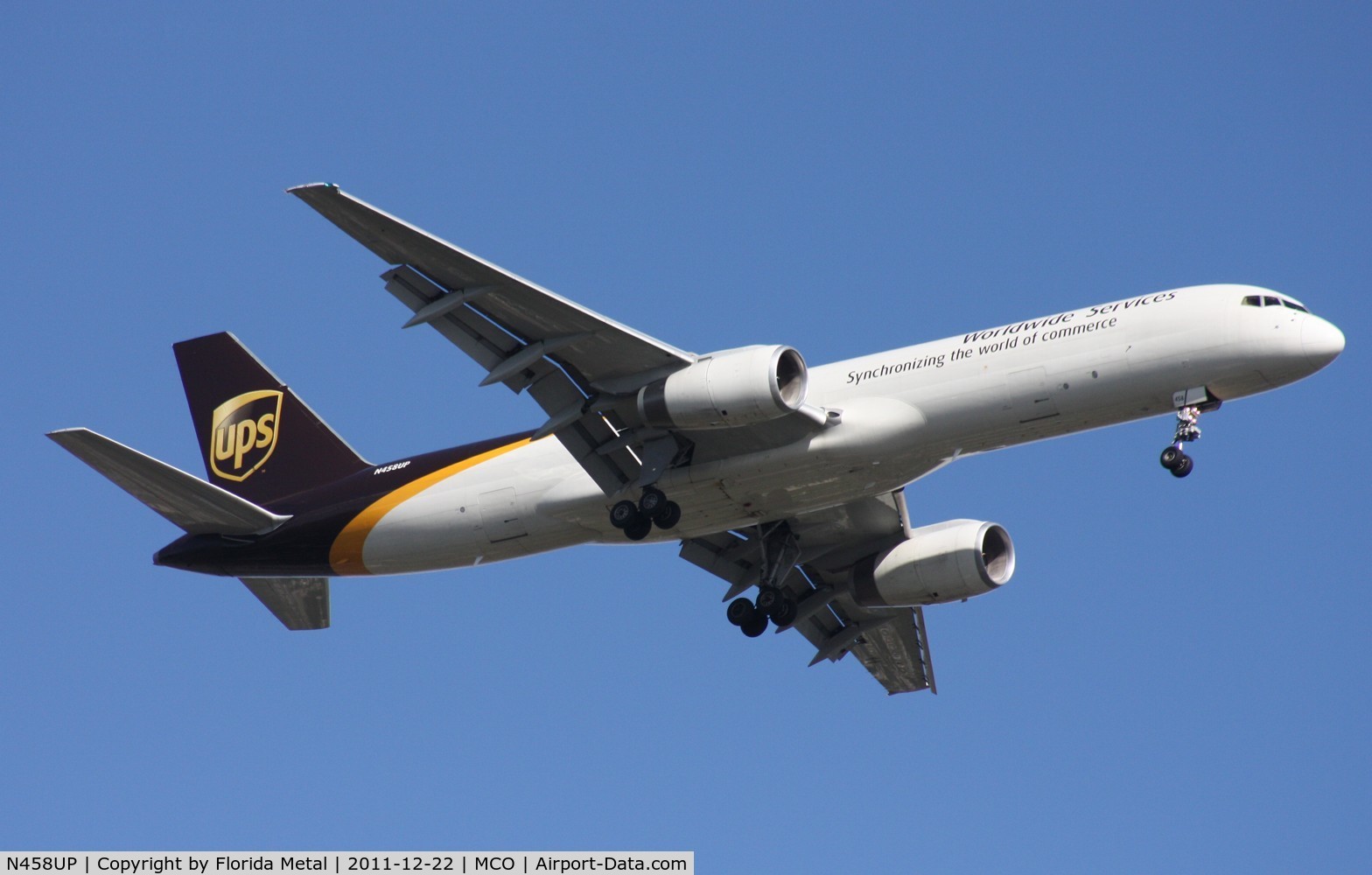 N458UP, 1996 Boeing 757-24APF C/N 25479, UPS 757