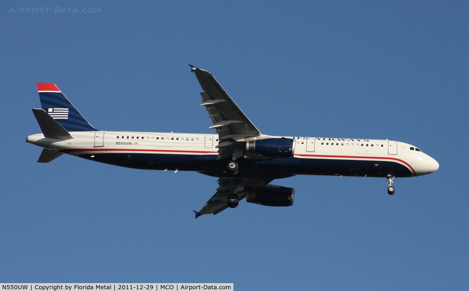 N550UW, 2011 Airbus A321-231 C/N 4935, US Airways A321