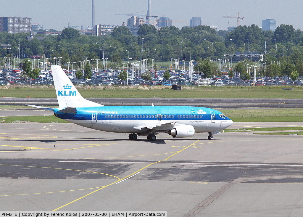 PH-BTE, 1993 Boeing 737-306 C/N 27421, AMS