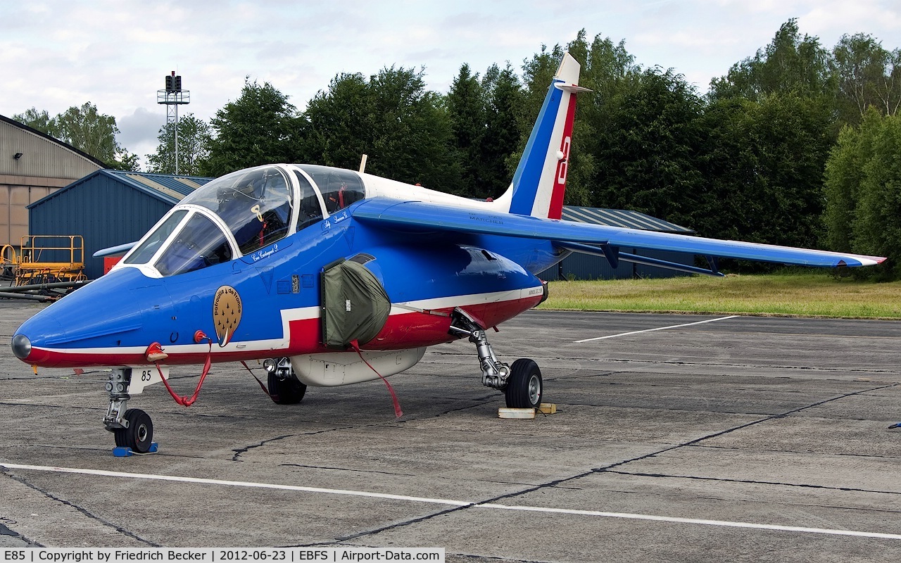 E85, Dassault-Dornier Alpha Jet E C/N E85, static display