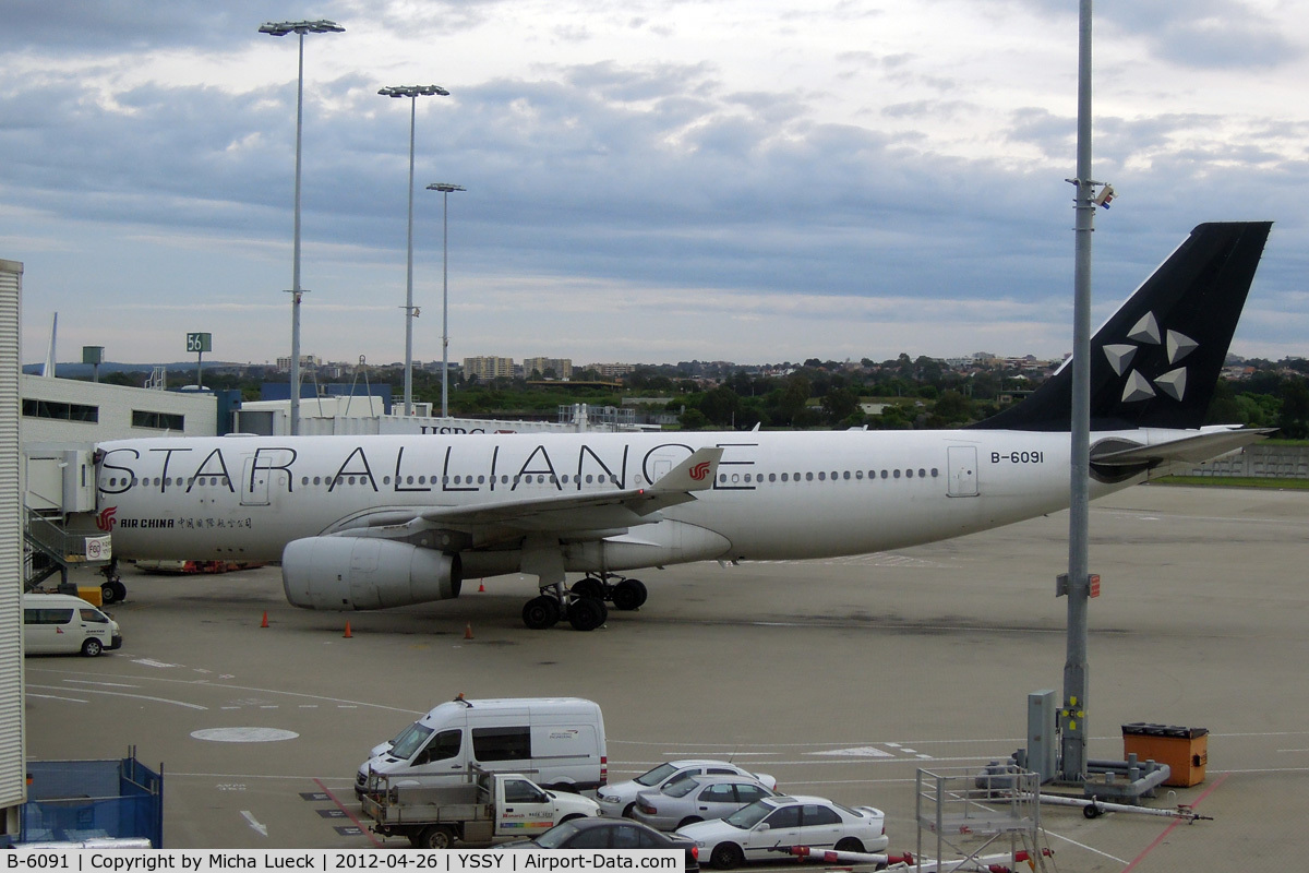 B-6091, 2007 Airbus A330-247 C/N 867, At Sydney