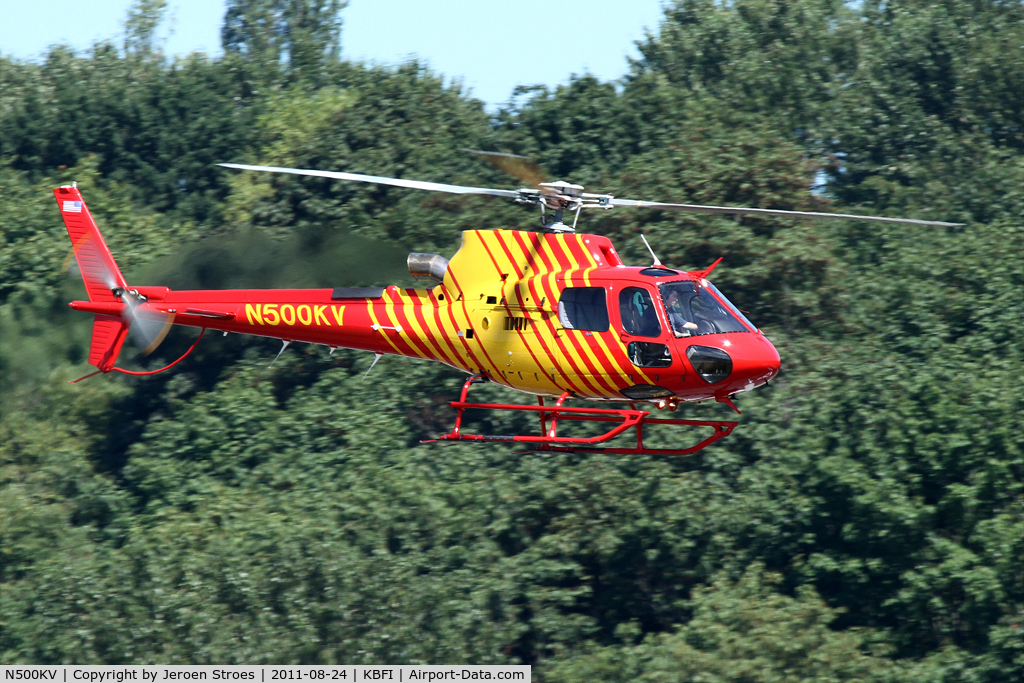 N500KV, Eurocopter AS-350B-3 Ecureuil Ecureuil C/N 4638, helicopter at seattle