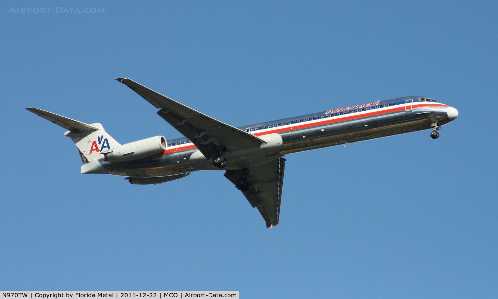 N970TW, 1999 McDonnell Douglas MD-83 (DC-9-83) C/N 53620, American MD-83