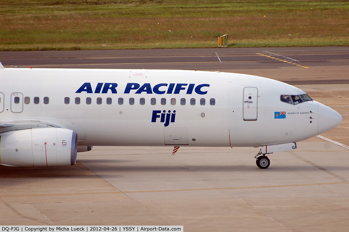 DQ-FJG, 1999 Boeing 737-8X2 C/N 29968, At Sydney