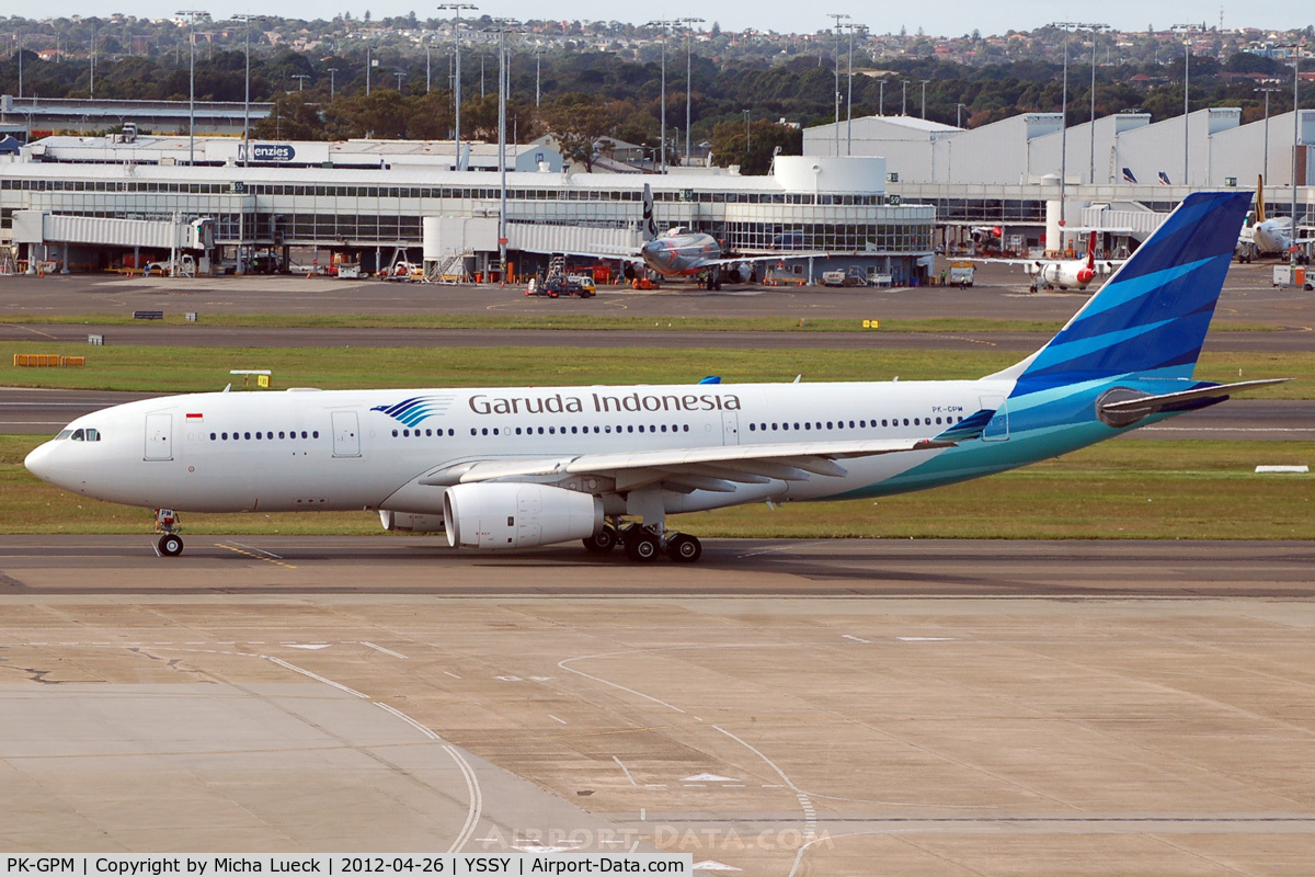 PK-GPM, 2011 Airbus A330-243 C/N 1214, At Sydney