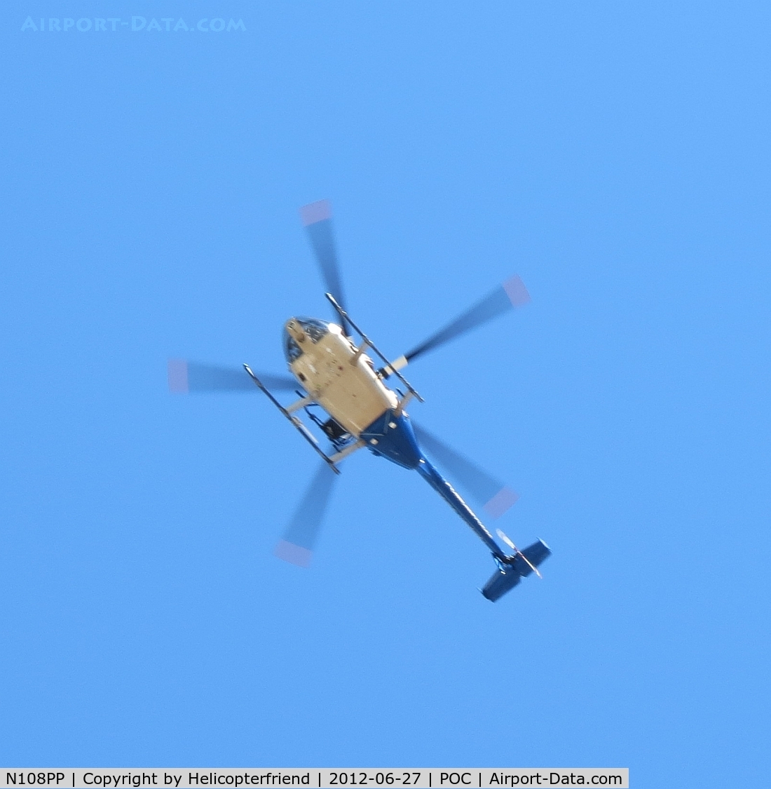 N108PP, 2008 MD Helicopters 369E C/N 0578E, Crossing active runways for downwind leg