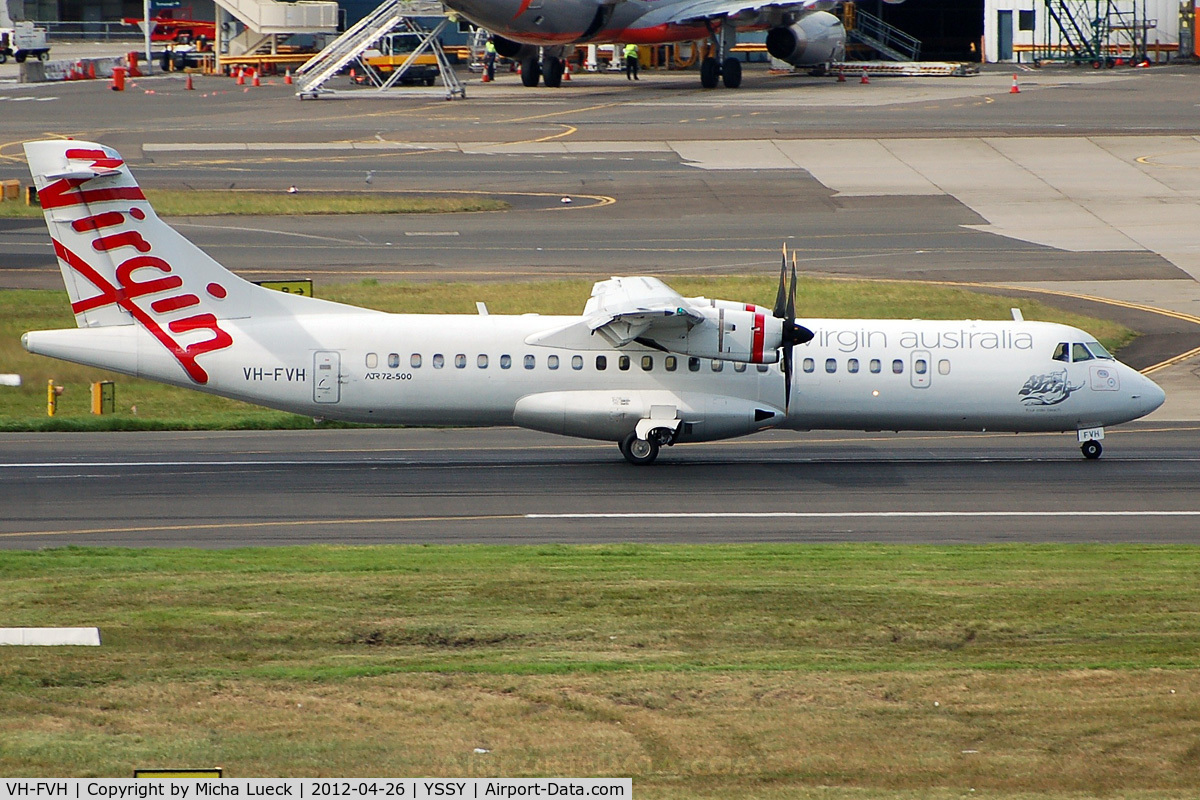 VH-FVH, ATR 72-212A C/N 954, At Sydney