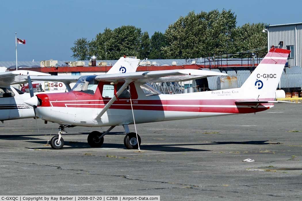 C-GXQC, 1977 Cessna 152 C/N 15279616, Seen here at Boundary Bay~C.