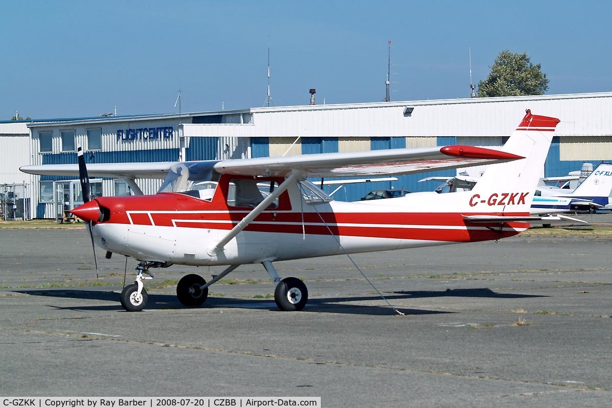 C-GZKK, 1977 Cessna 152 C/N 15280305, Seen here at Boundary Bay~C.