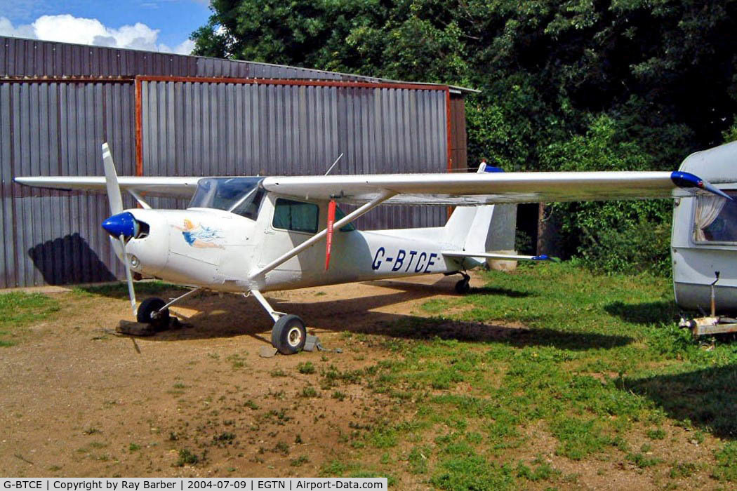 G-BTCE, 1978 Cessna 152 C/N 152-81376, seen here at Enstone~G