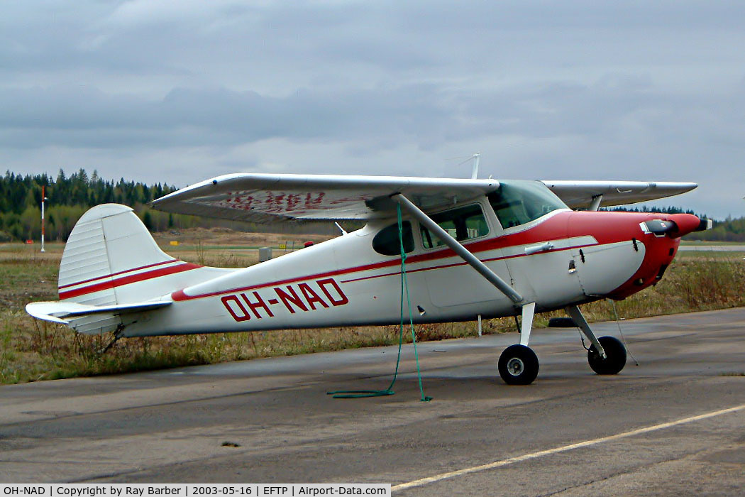 OH-NAD, Cessna 170A C/N 19600, Seen here.