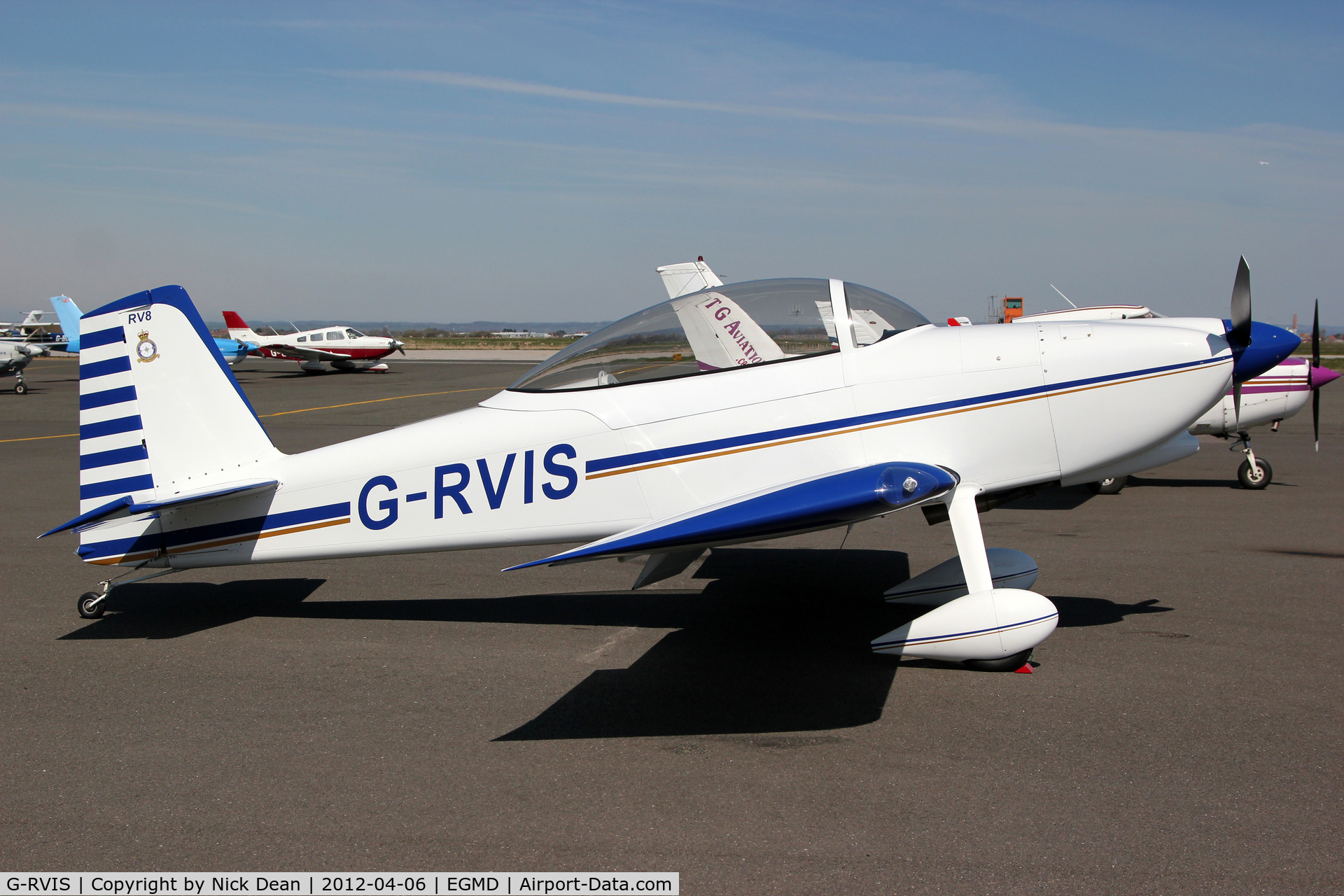 G-RVIS, 2003 Vans RV-8 C/N PFA 303-14031, EGMD/LYX