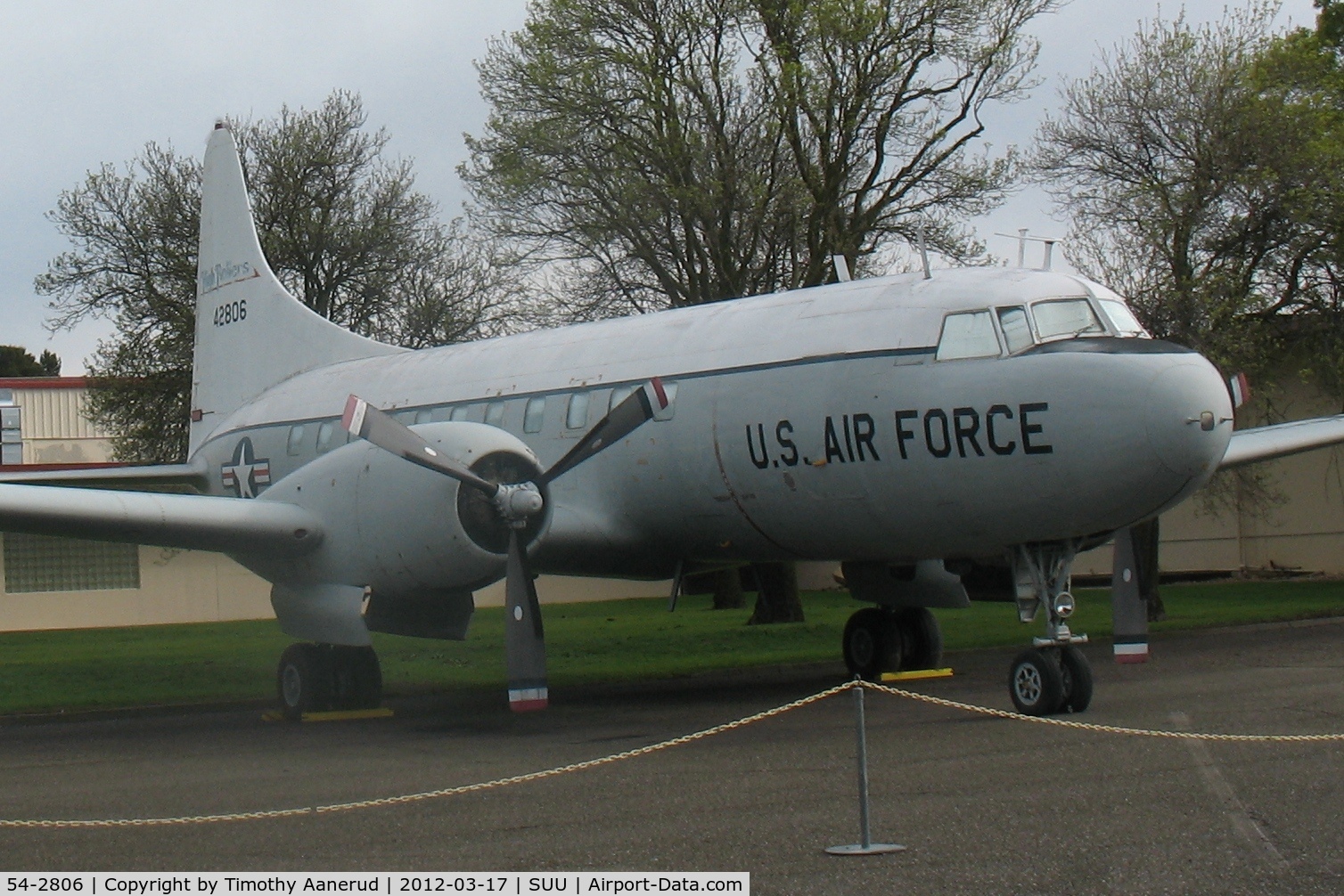54-2806, 1954 Convair C-131D Samaritan C/N 201, Convair C-131D-CO, c/n: 201, Travis AFB