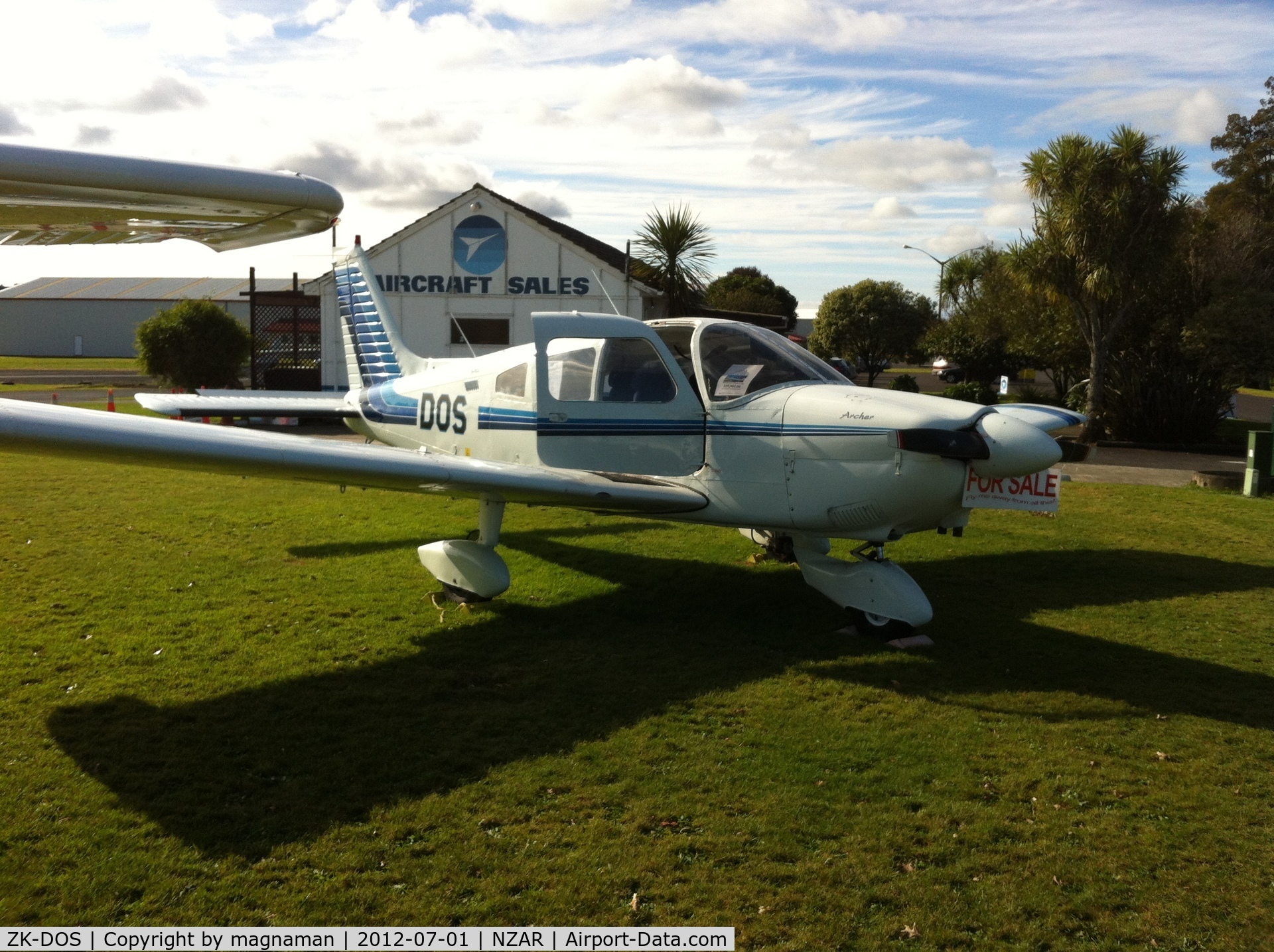 ZK-DOS, Piper PA-28-180 Cherokee C/N 28-7405002, Up for sale at Ardmore.