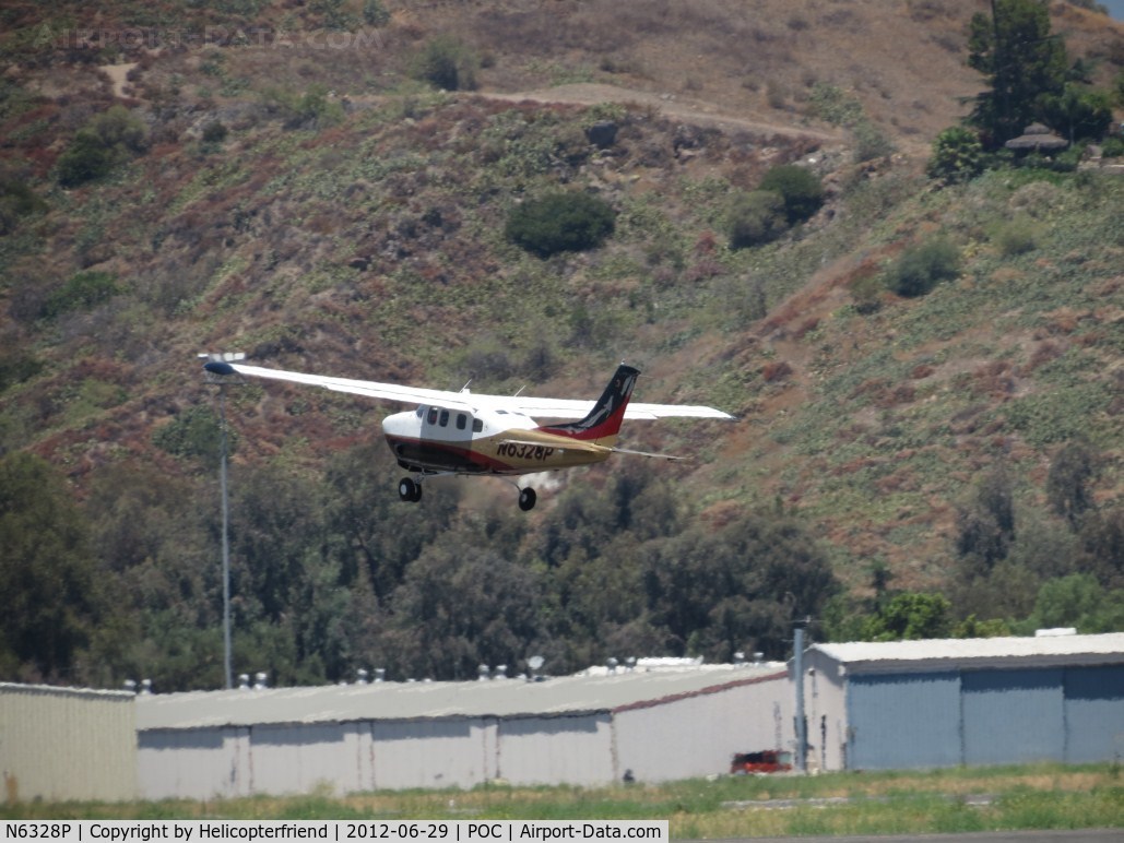N6328P, 1978 Cessna P210N Pressurised Centurion C/N P21000170, Climbing out westbound from 26L