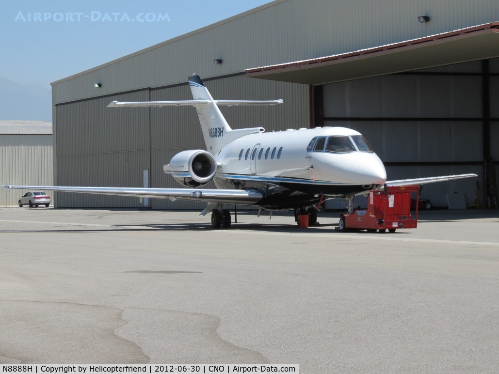 N8888H, 1994 Raytheon Hawker 1000 C/N 259043, Pulled outside her hanger for cleaning