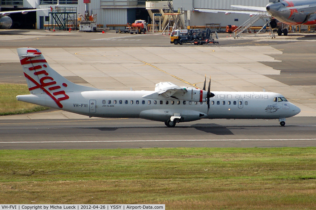 VH-FVI, 2011 ATR 72-212A C/N 955, At Sydney