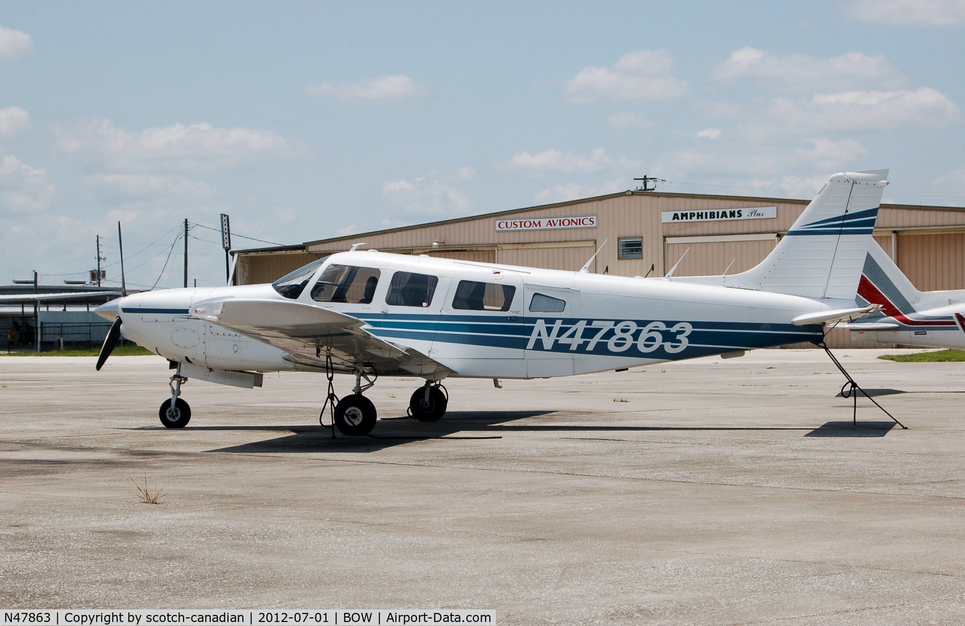 N47863, 1977 Piper PA-32R-300 Cherokee Lance C/N 32R-7880025, 1977 Piper PA-32R-300 N47963 at Bartow Municipal Airport, Bartow, FL